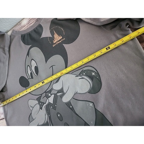 Walt Disney World Sweatshirt 50th‎ Anniversary XXL Mickey Mouse Tuxedo Gray 2XL - Picture 5 of 9
